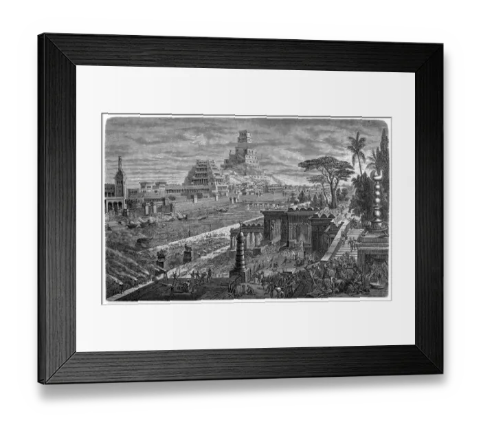 Framed Print : Fall of Babylon by Cyrus II, 539 BC Framed Print : Fall of Babylon by Cyrus II, 539 BC