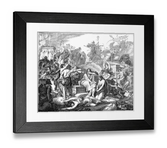 Framed Print : Babylonian Exile (597-539 BC) of the Jews Framed Print : Babylonian Exile (597-539 BC) of the Jews