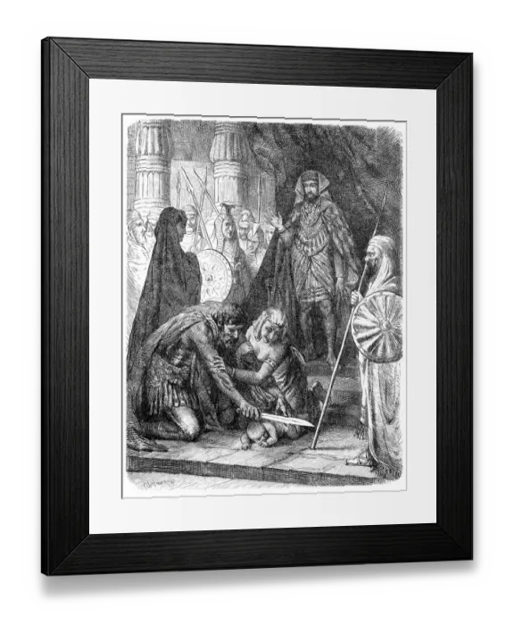 Framed Print : Judgement of Solomon (1 Kings 3) Framed Print : Judgement of Solomon (1 Kings 3)