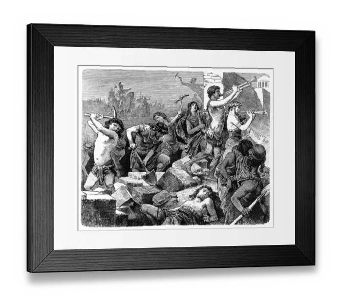 Framed Print : Lysander (a395 BC) destroyed Athens Framed Print : Lysander (a395 BC) destroyed Athens