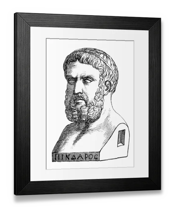 Framed Print : Pindar ( circa 518a circa 438 bc ), Greek lyric poet Framed Print : Pindar ( circa 518a circa 438 bc ), Greek lyric poet