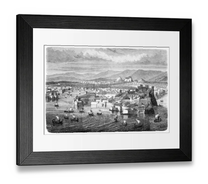 Framed Print : Athens, view from Piraeus Framed Print : Athens, view from Piraeus