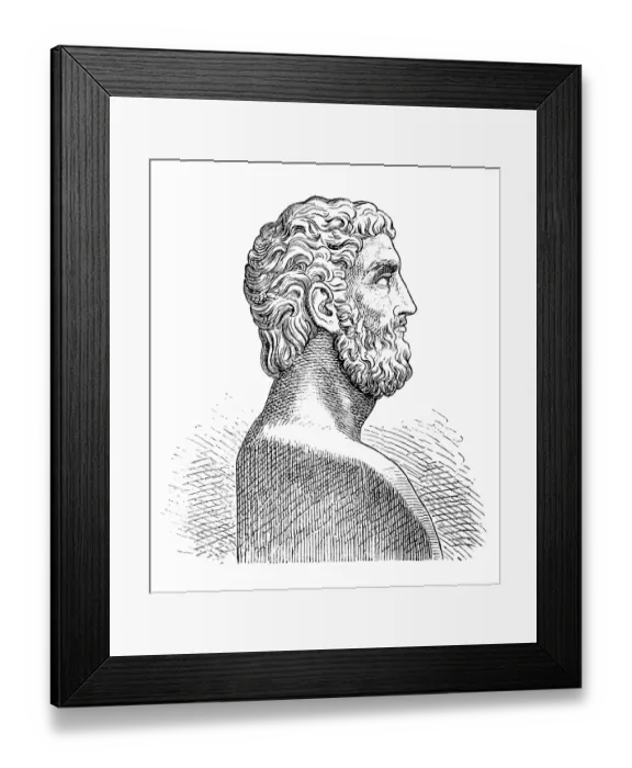 Framed Print : Alcibiades (probably 451-404 BC), Athenian statesman Framed Print : Alcibiades (probably 451-404 BC), Athenian statesman