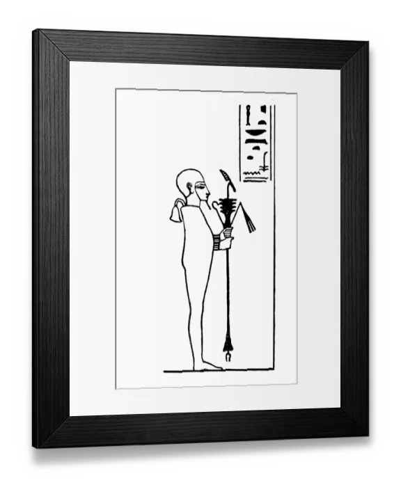 Framed Print : Egyptian God Ptah Framed Print : Egyptian God Ptah