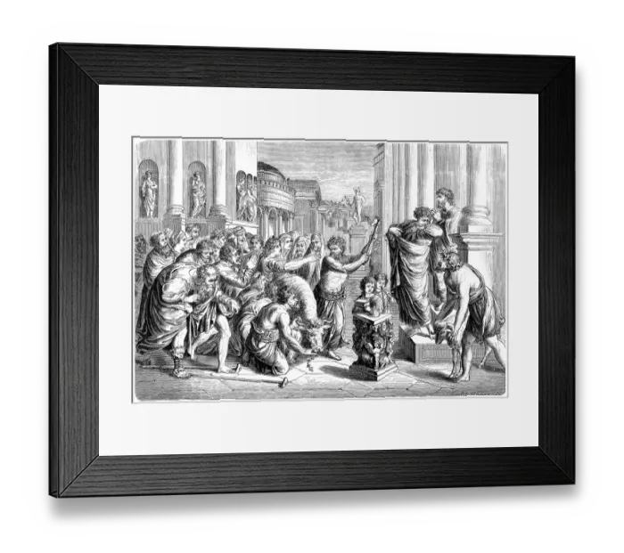 Framed Print : Paul and Barnabas, sacrifice at Lystra Framed Print : Paul and Barnabas, sacrifice at Lystra