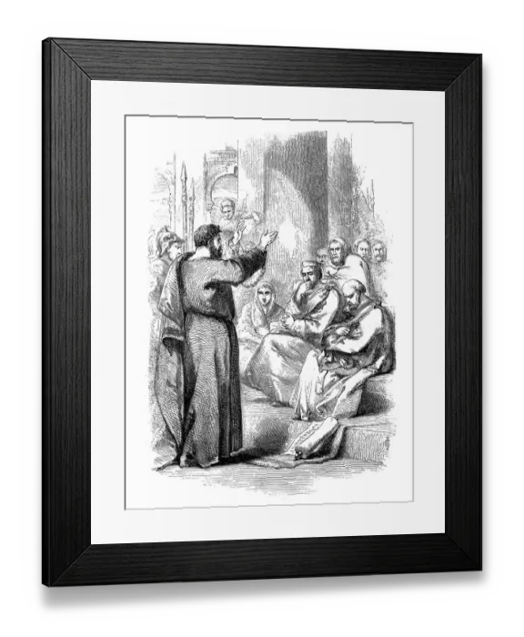 Framed Print : Paul before the governor Framed Print : Paul before the governor