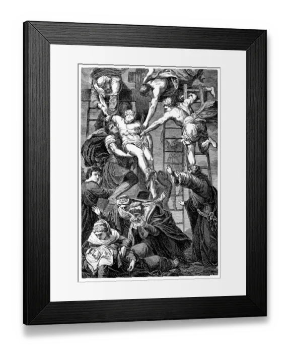 Framed Print : Jesus taken down from the Cross Framed Print : Jesus taken down from the Cross