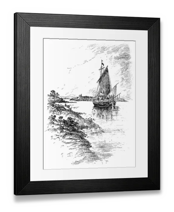 Framed Print : Sailing across the sea Framed Print : Sailing across the sea