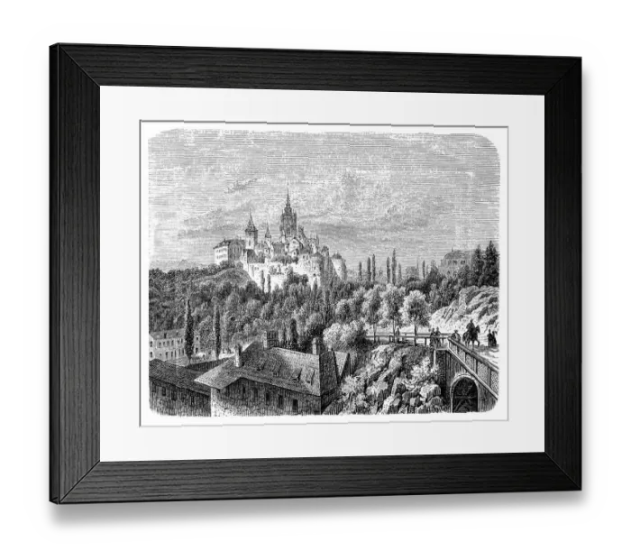 Framed Print : Hradcany, imperial palace of Prague Framed Print : Hradcany, imperial palace of Prague