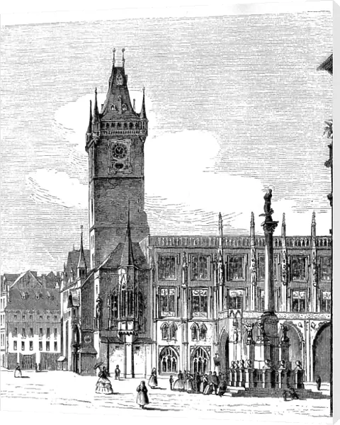 The old town hall of Prague