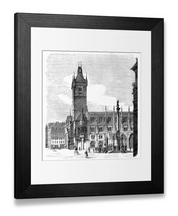 Framed Print : The old town hall of Prague Framed Print : The old town hall of Prague