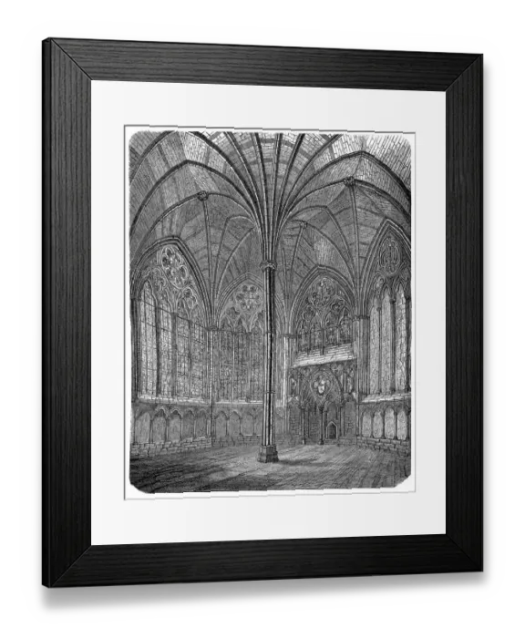 Framed Print : Cloisters of Westminster Abbey Framed Print : Cloisters of Westminster Abbey