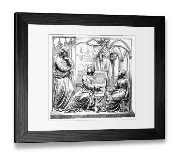 Framed Print : Erwin von steinbach