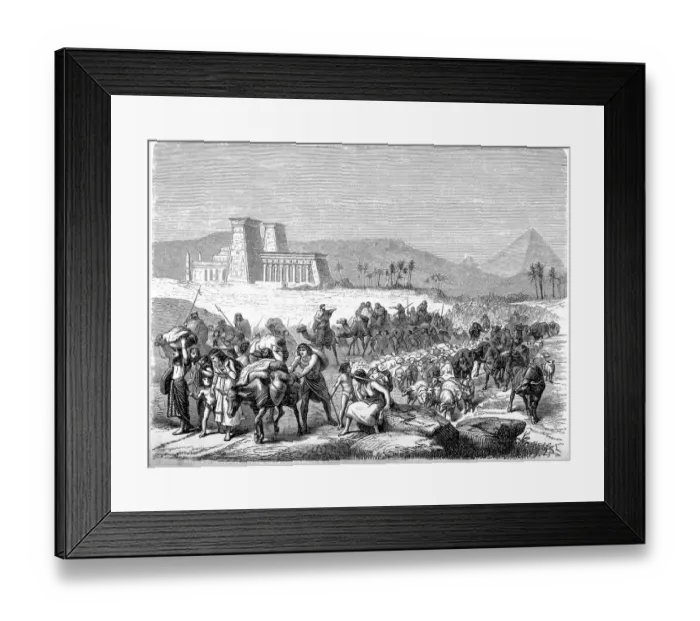 Framed Print : Israelas Exodus from Egypt Framed Print : Israelas Exodus from Egypt