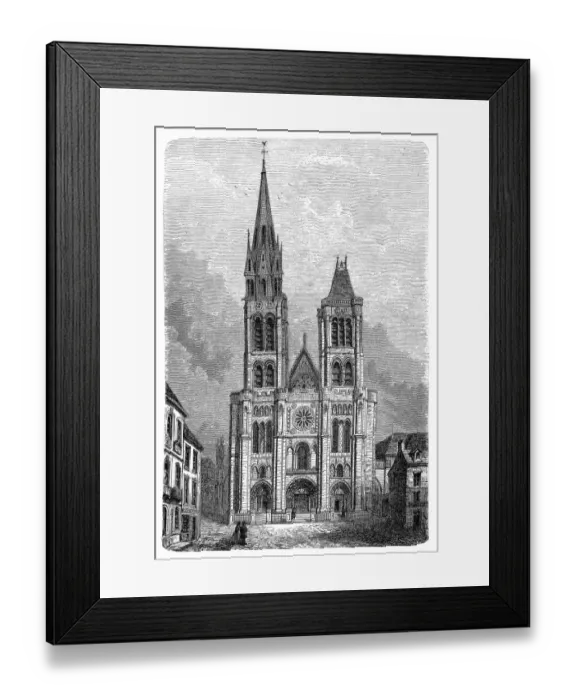 Framed Print : Paris, France - Saint Denis Framed Print : Paris, France - Saint Denis