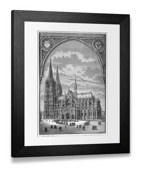 Framed Print : Cathedral of Cologne, North Rhine-Westphalia, Germany Framed Print : Cathedral of Cologne, North Rhine-Westphalia, Germany