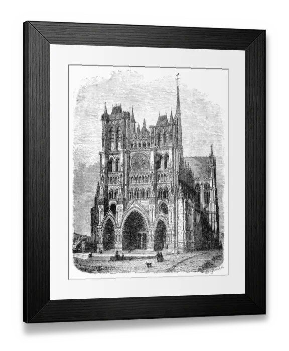 Framed Print : Amiens Cathedral, France