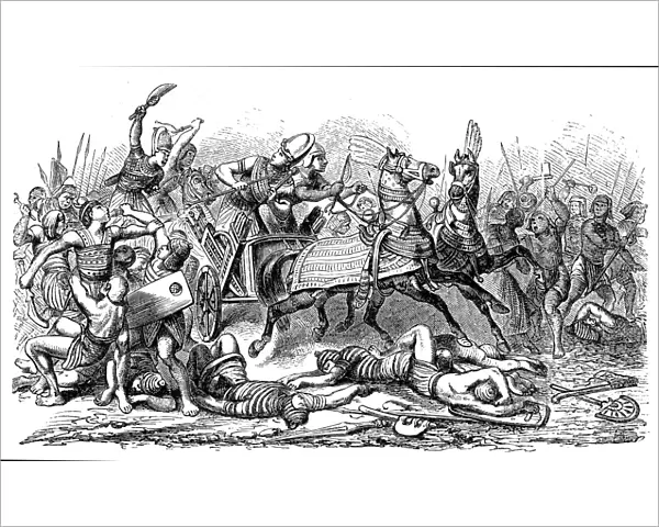 Egyptians in Battle with the Ethiopians