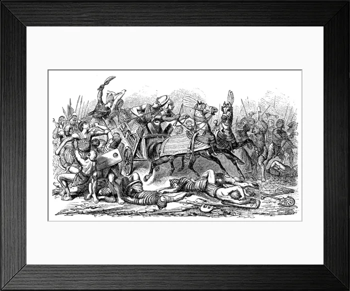Framed Print : Egyptians in Battle with the Ethiopians Framed Print : Egyptians in Battle with the Ethiopians