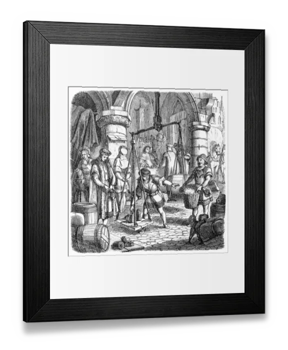 Framed Print : German merchants Framed Print : German merchants