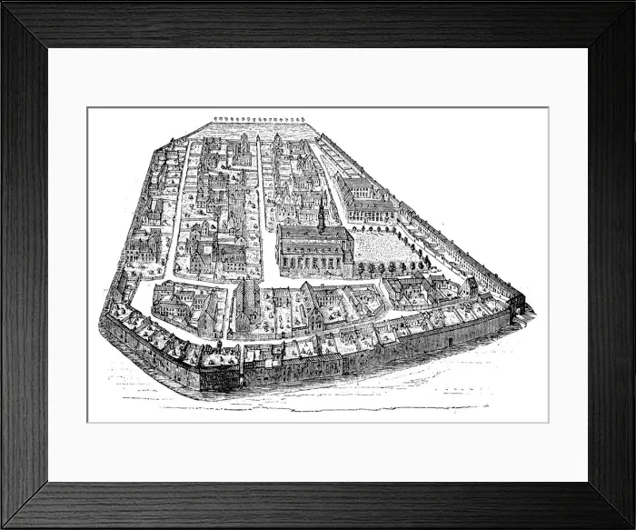 Framed Print : Beguine monastery Framed Print : Beguine monastery