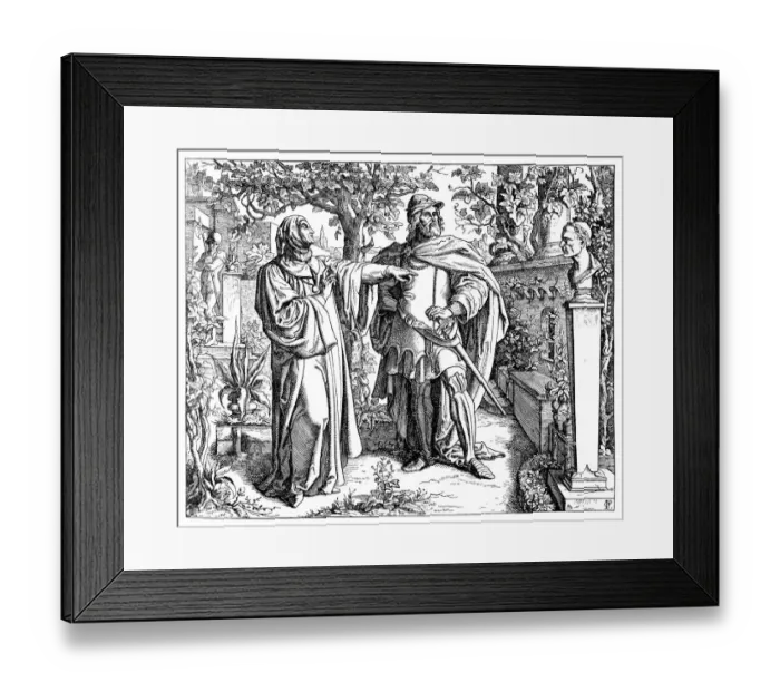 Framed Print : Francesco Petrarca and Charles IV - Holy Roman Emperor Framed Print : Francesco Petrarca and Charles IV - Holy Roman Emperor