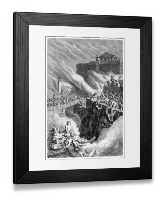 Framed Print : Third punic war 149-146 B. C Framed Print : Third punic war 149-146 B. C