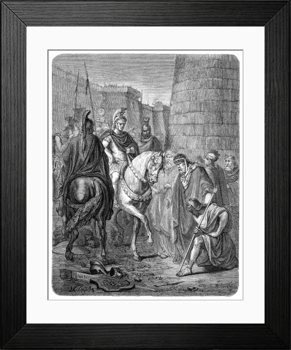 Framed Print : Submission Of The Vanquished To The Victor Framed Print : Submission Of The Vanquished To The Victor