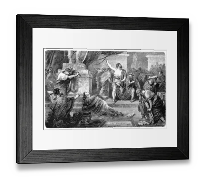 Framed Print : Assassination of Julius Caesar Framed Print : Assassination of Julius Caesar