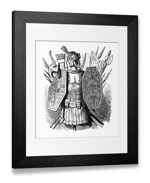 Framed Print : Roman warrior suit Framed Print : Roman warrior suit