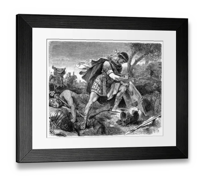 Framed Print : Ancient Rome - Heros Suicide Framed Print : Ancient Rome - Heros Suicide