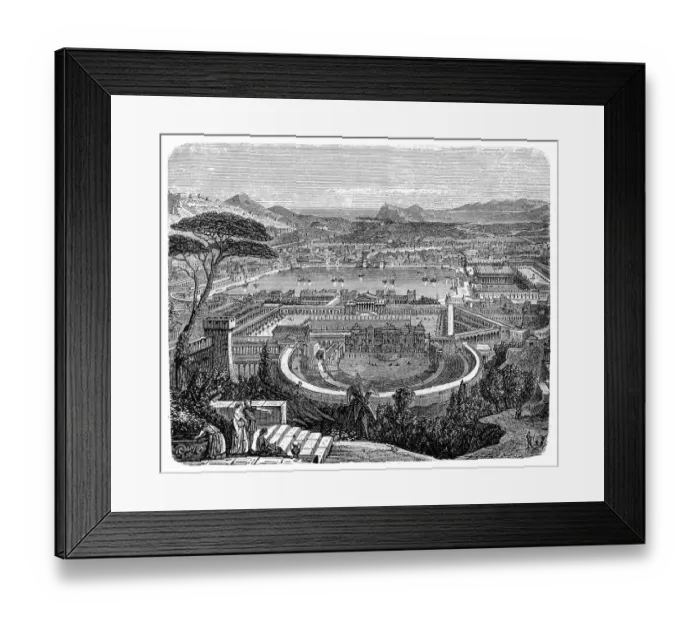 Framed Print : Ephesus. Illustration of Ephesus