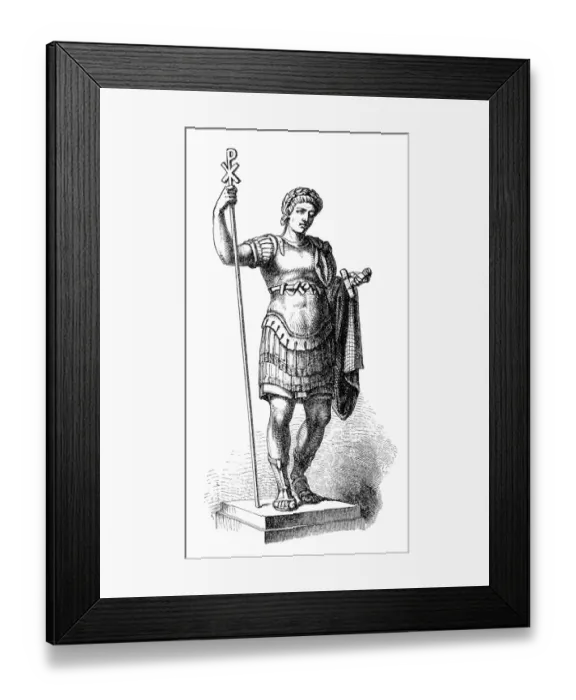 Framed Print : Constantine the Great (c. 272-337), Roman emperor