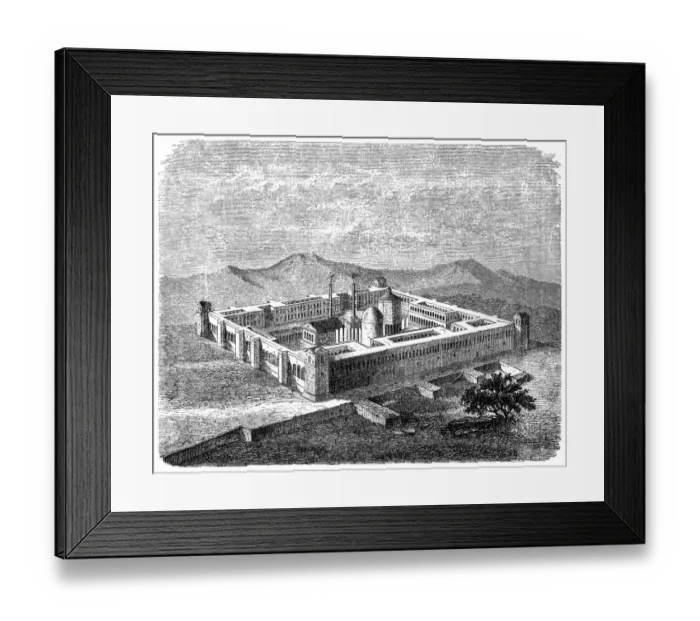 Framed Print : Diocletians Palace in Salona, today Solin, Croatia