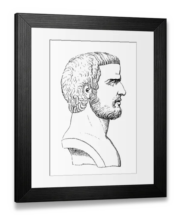 Framed Print : Diocletian (236  /  245-c. 311  /  312), Roman emperor