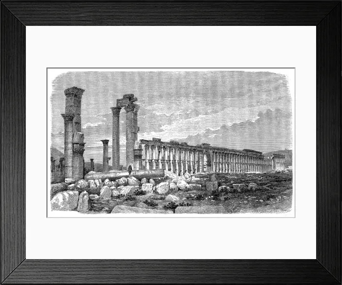 Framed Print : Ruins of Palmyra, Syria Framed Print : Ruins of Palmyra, Syria