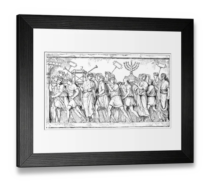Framed Print : Palestine, Jerusalem, Roman destruction 70 AD