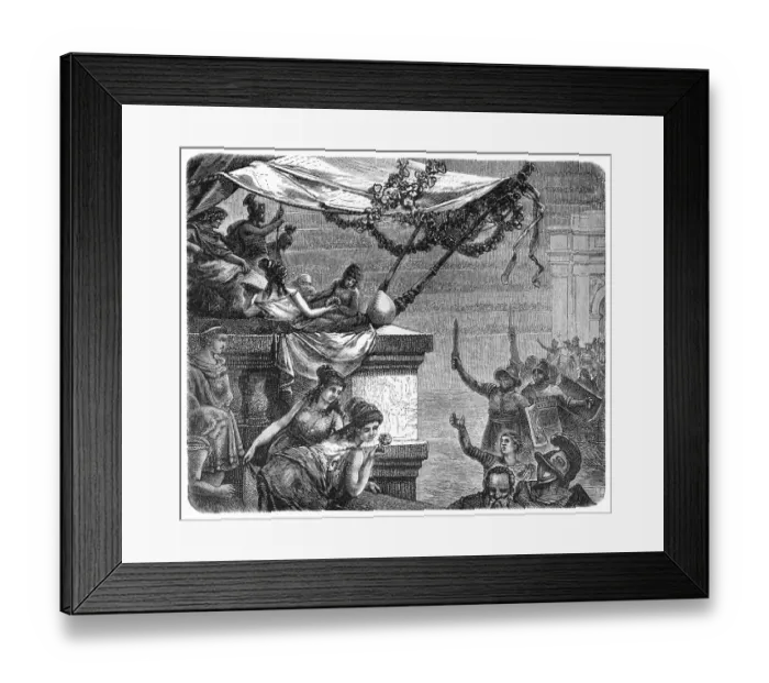 Framed Print : Commodus In The Arena Framed Print : Commodus In The Arena