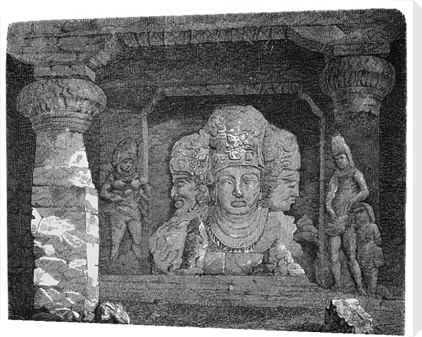 Trimurti - Shiva, Vishnu, Brahma : Hindu Gods