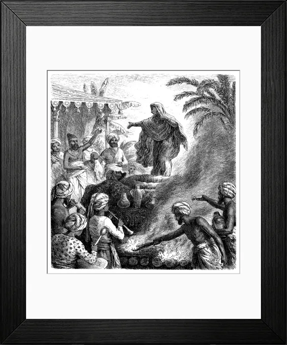Framed Print : Hindoo Rite Of Suttee. The Widow Burnt With Her Husbands Corpse Framed Print : Hindoo Rite Of Suttee. The Widow Burnt With Her Husbands Corpse