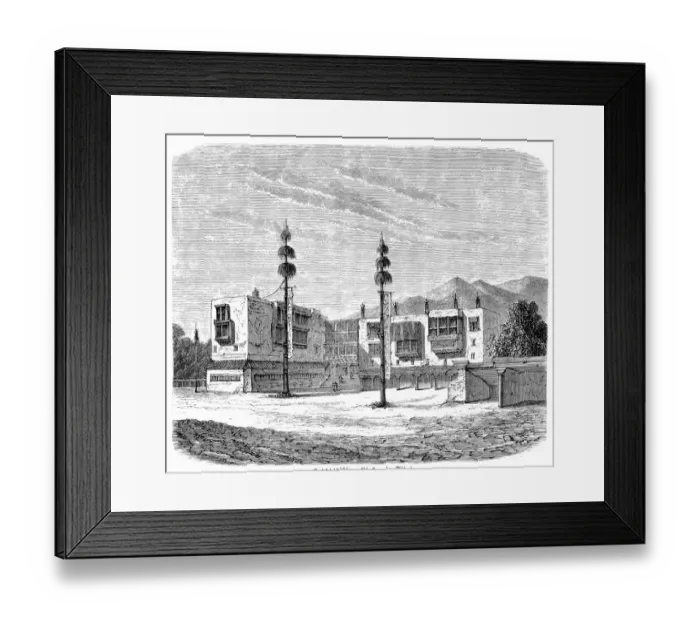 Framed Print : Tibetan building Framed Print : Tibetan building