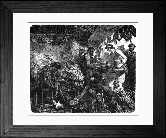 Framed Print : Roman tavern Framed Print : Roman tavern