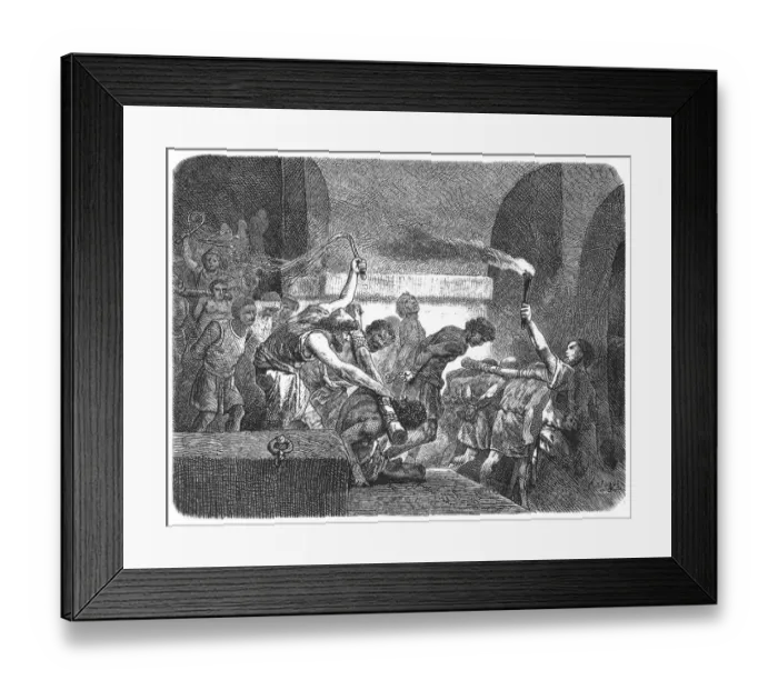 Framed Print : Mistreated Slaves