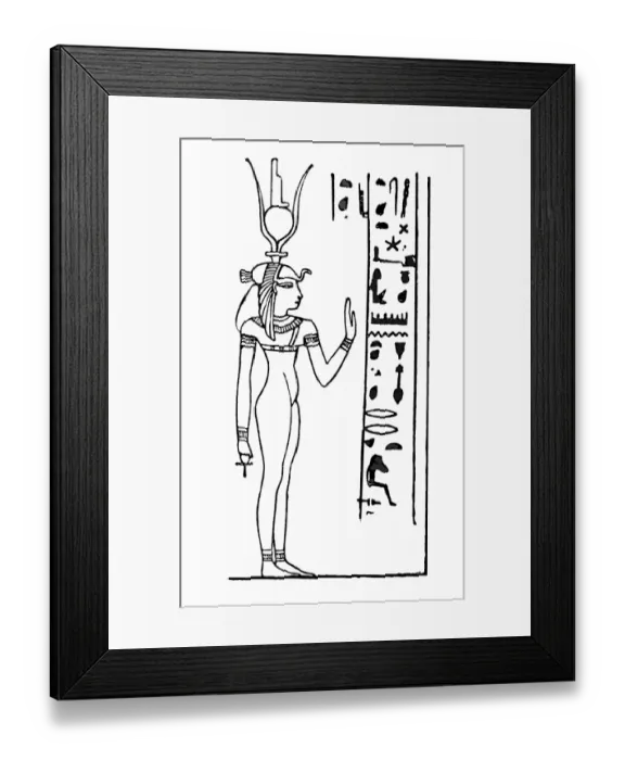 Framed Print : Egyptian God Isis Framed Print : Egyptian God Isis