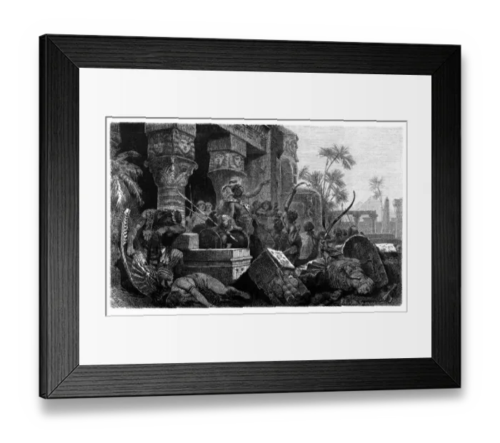 Framed Print : Invasion of the Hyksos in Egypt c. 1650 BC Framed Print : Invasion of the Hyksos in Egypt c. 1650 BC