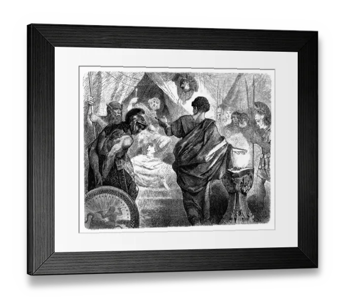 Framed Print : Mucius Scaevola Framed Print : Mucius Scaevola