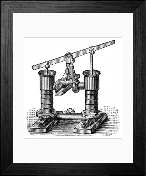 Framed Print : Contractors Pump Framed Print : Contractors Pump