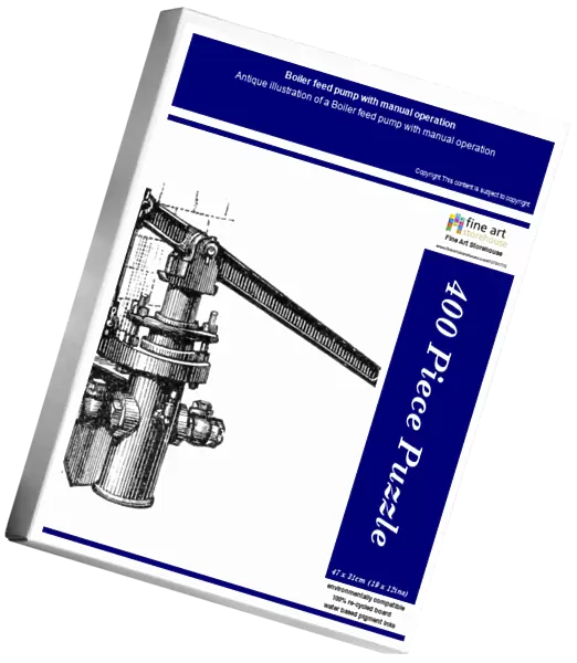 Boiler feed pump with manual operation