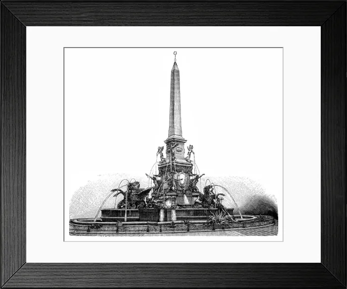 Framed Print : Mende fountain in Leipzig Germany Framed Print : Mende fountain in Leipzig Germany