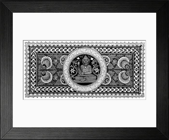 Framed Print : Indian culture motives Framed Print : Indian culture motives